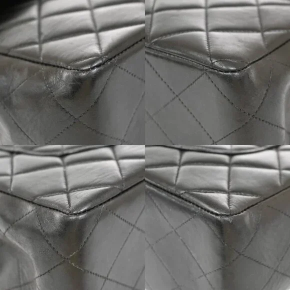 CHANEL CC Matelasse 30 Chain Shoulder Bag Leather Black - Picture 5 of 14